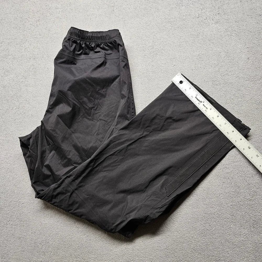 REI Rainwall Pants Kids Large 14-16 Black Waterproof Windproof Hiking Outdoor